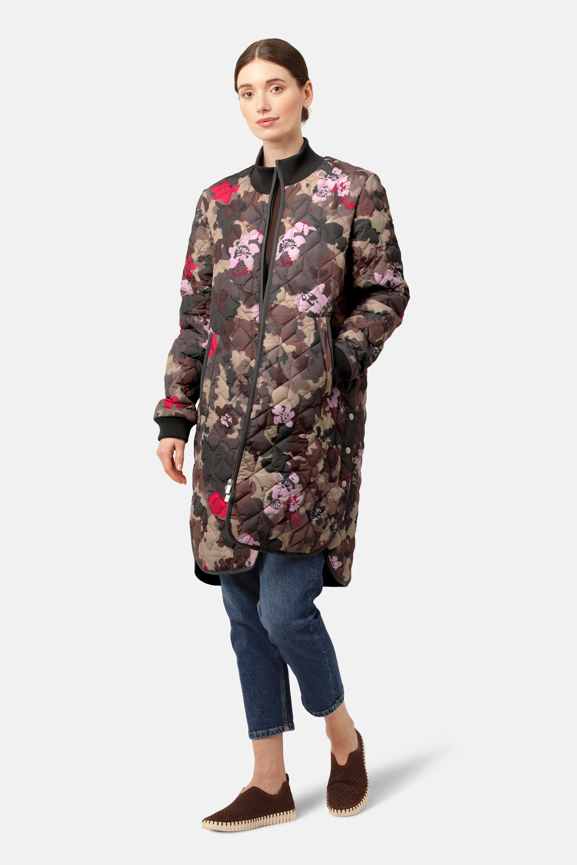 Ilse Jacobsen Hornbæk Outerwear Steppjacke Coat 799 Floral Camo